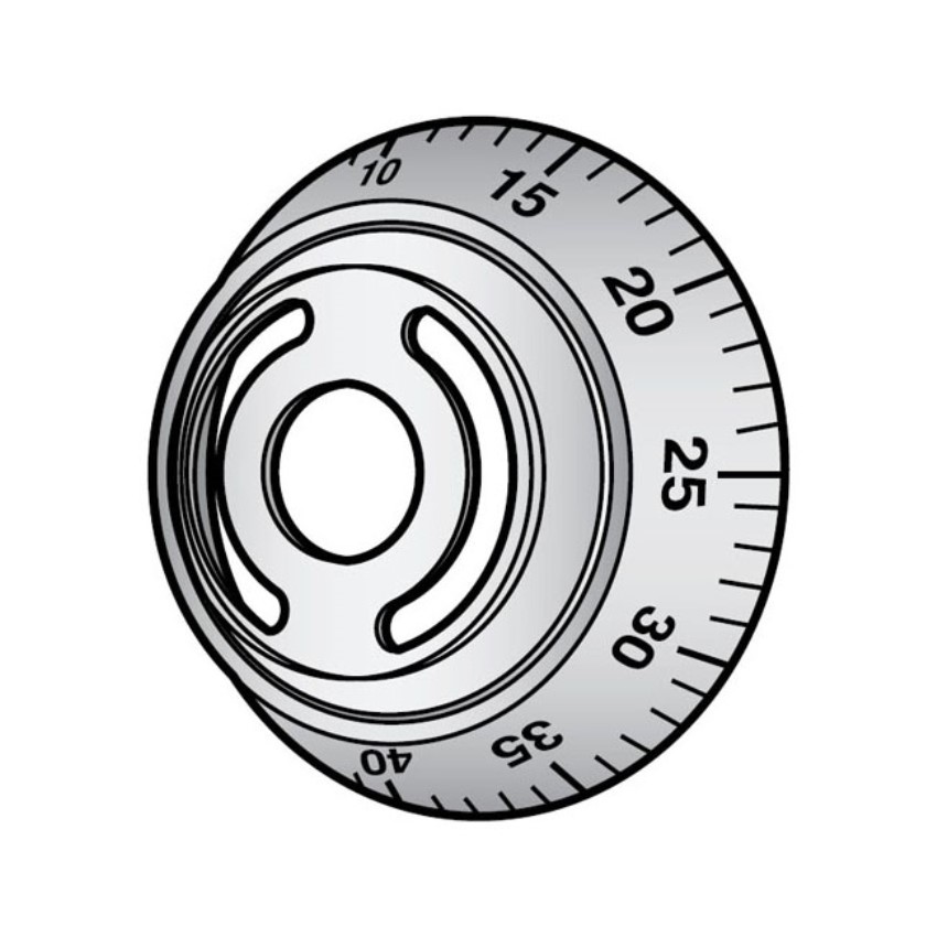 Dial Assembly For Hobart Series 2000 Slicers OEM # 875370 image 1