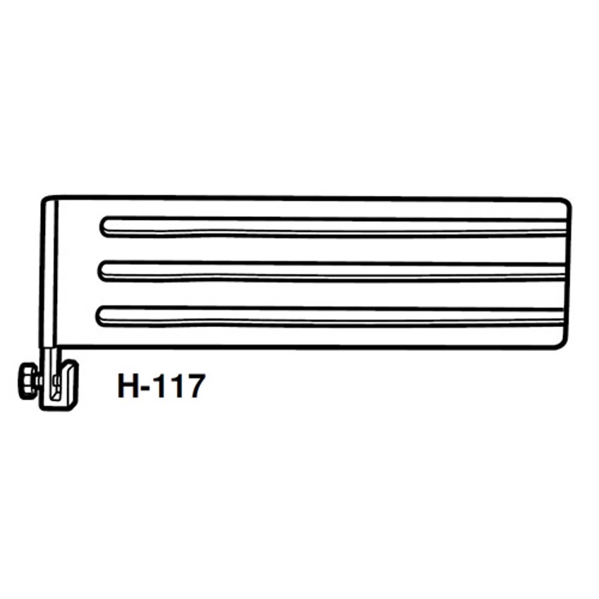 Fence SS 3" Tall For Hobart Series 2000 Slicers OEM # 295117 image 1