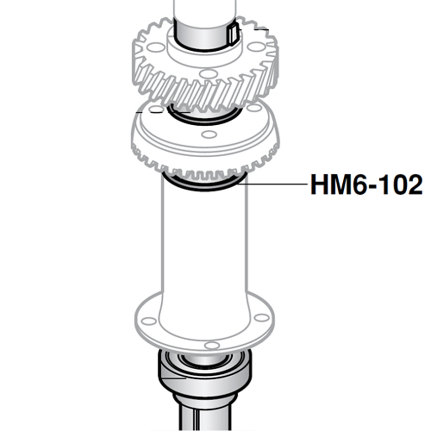 Chimney "O" Ring for Hobart Mixers OEM # 67500-102 image 1