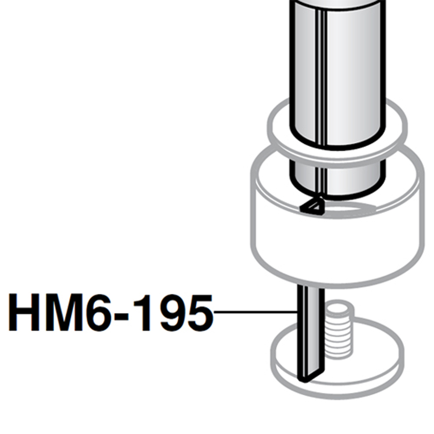 Lower Planetary Key for Hobart Mixers OEM # 12430-195 image 1