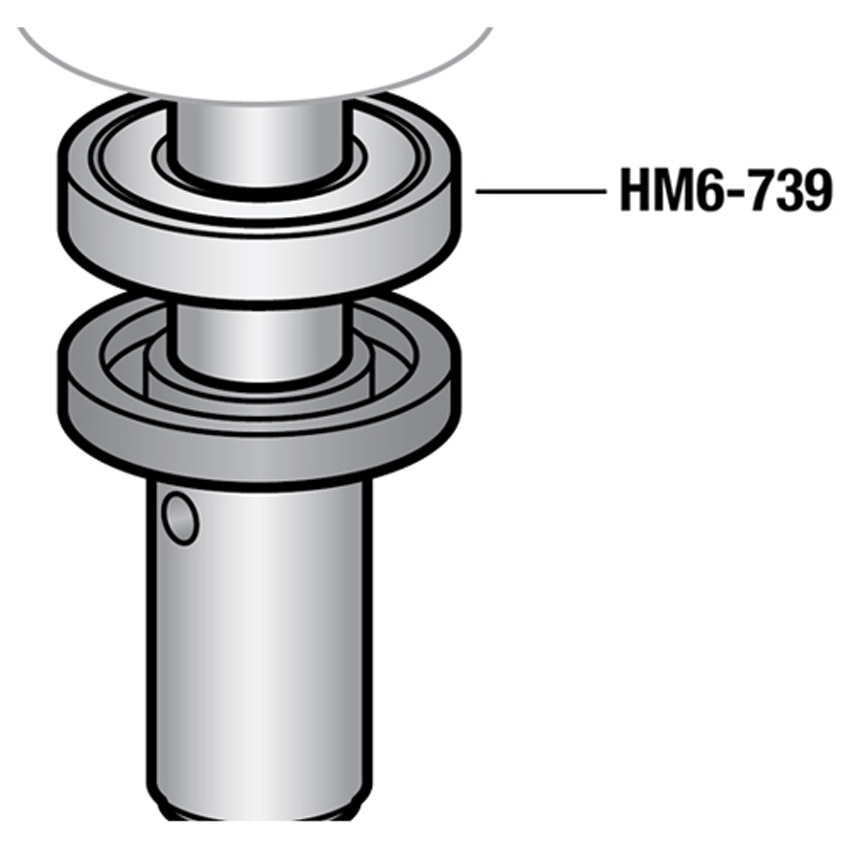 Lower Agitator Shaft Bearing for Hobart Mixers OEM # BB-7-39 image 1