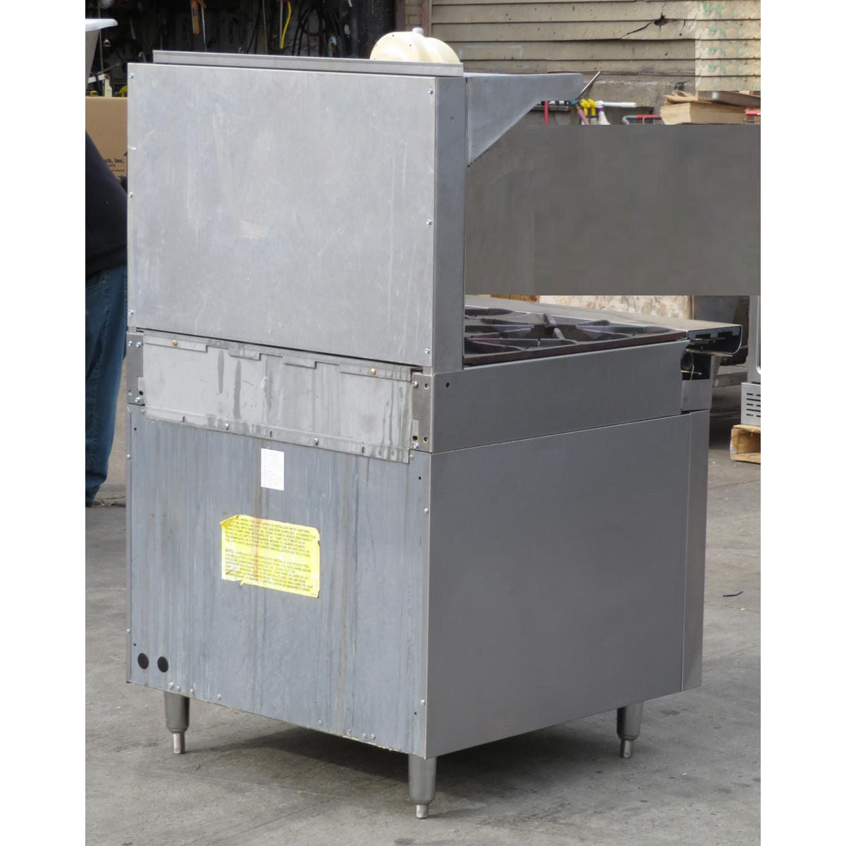 Garland M44R 4 Burner Commercial Range 34, Used Very Good Condition