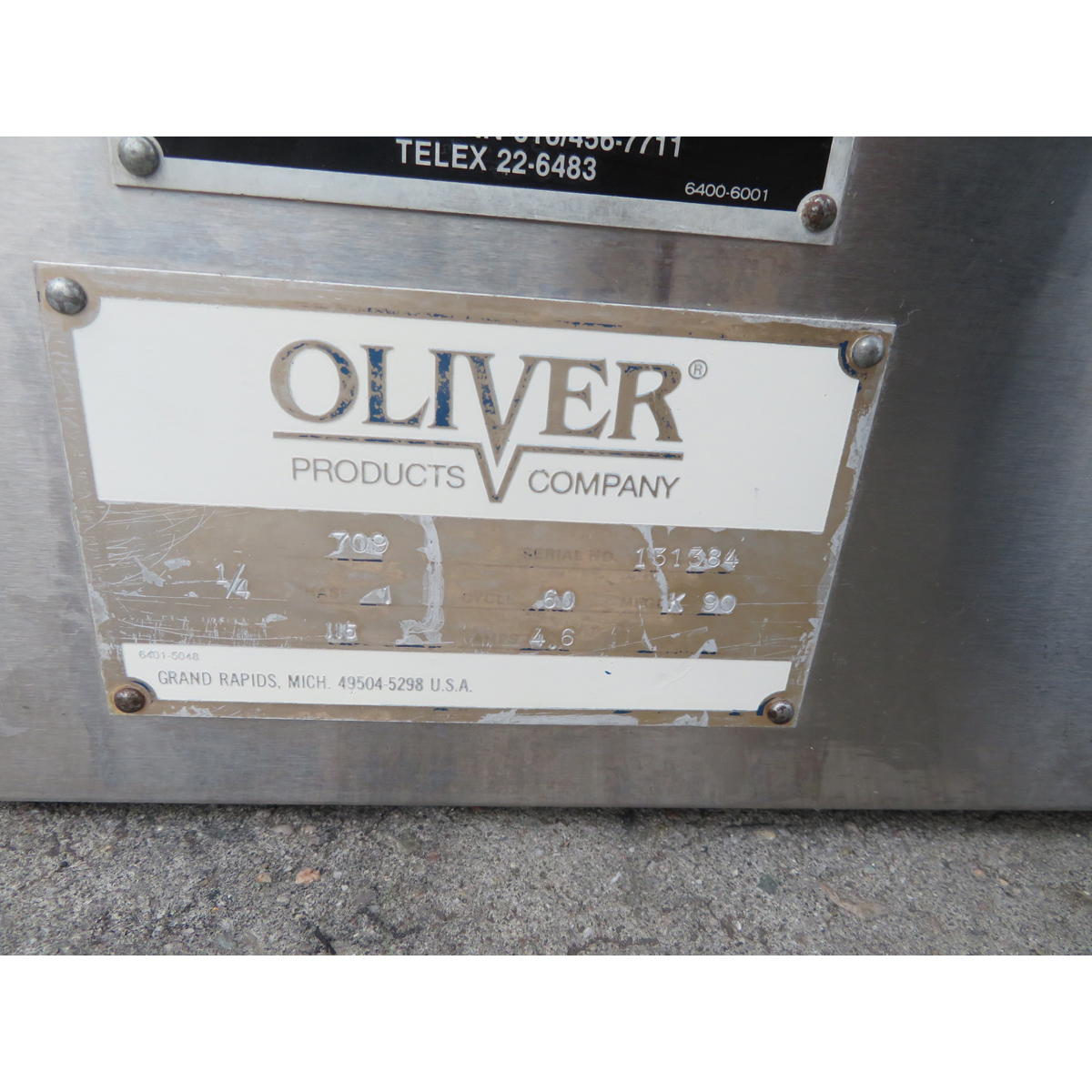 Oliver 709 Mini Supreme Bread Slicer, 1/2" Slices, Used Great Condition image 3