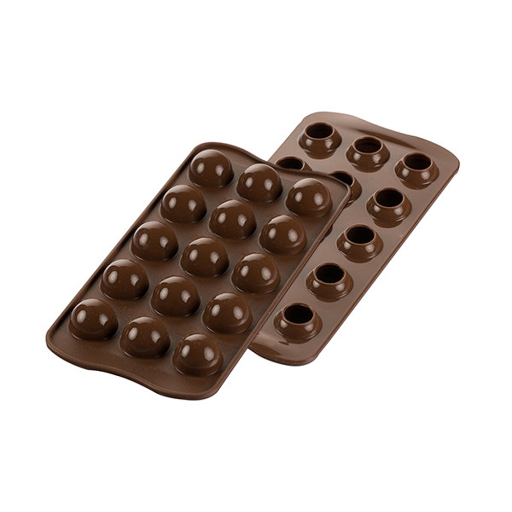 Silikomart Silicone Chocolate Mold, Tartufino, 15 Cavities image 3