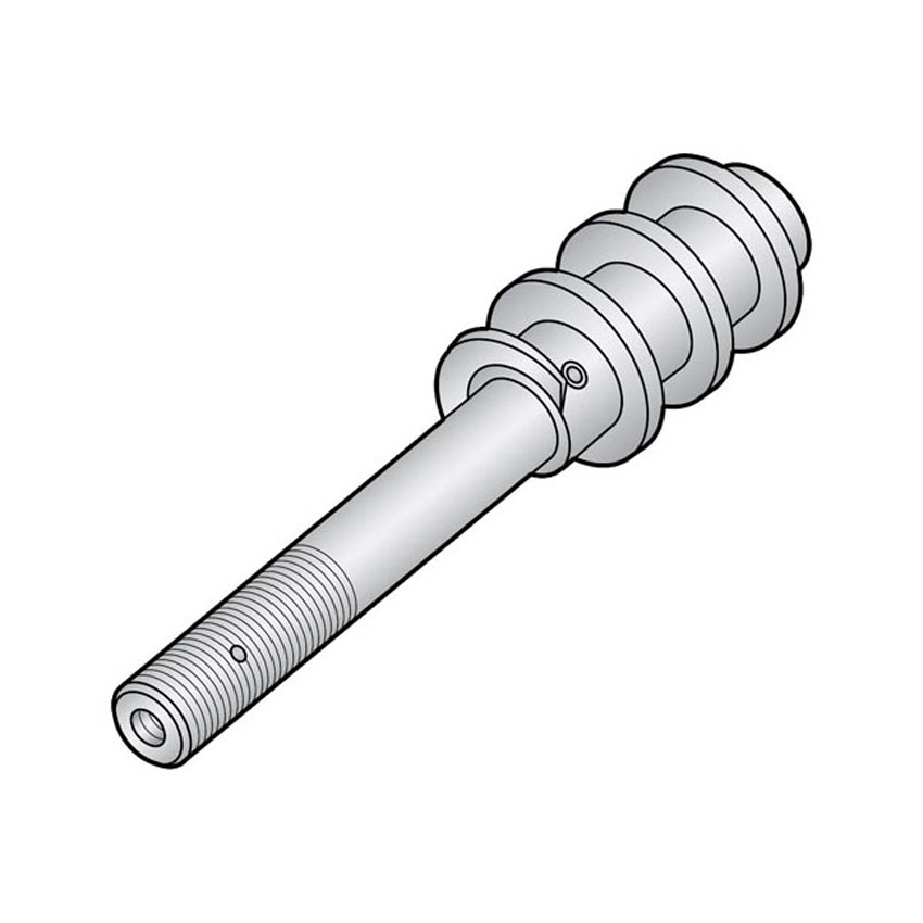 Hobart Index Shaft and Worm Assembly without Knob for Hobart Slicers OEM # 87493/4/5 image 1