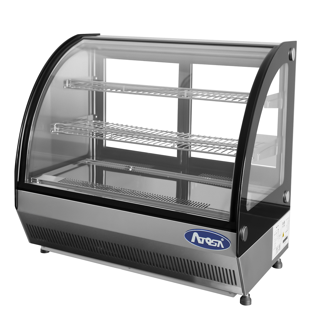 Atosa CRDC-35 Refrigerated Countertop Display Case, 3.5 cu.ft. - 27-3/5"W x 22-1/10"D x 26-2/5"H image 2