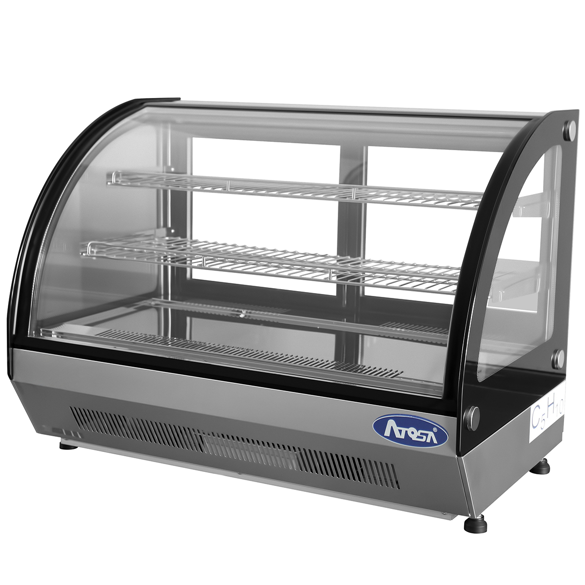 Atosa CRDC-46 Refrigerated Countertop Display Case, 4.6 cu.ft. - 35-2/5"W x 22-1/10"D x 26-2/5"H image 2