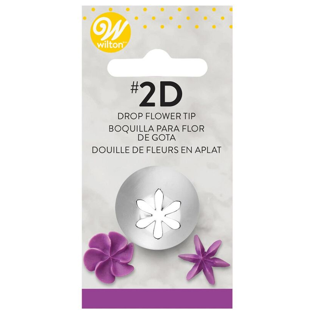 Wilton Drop Flower Tip, Carded #2D image 2