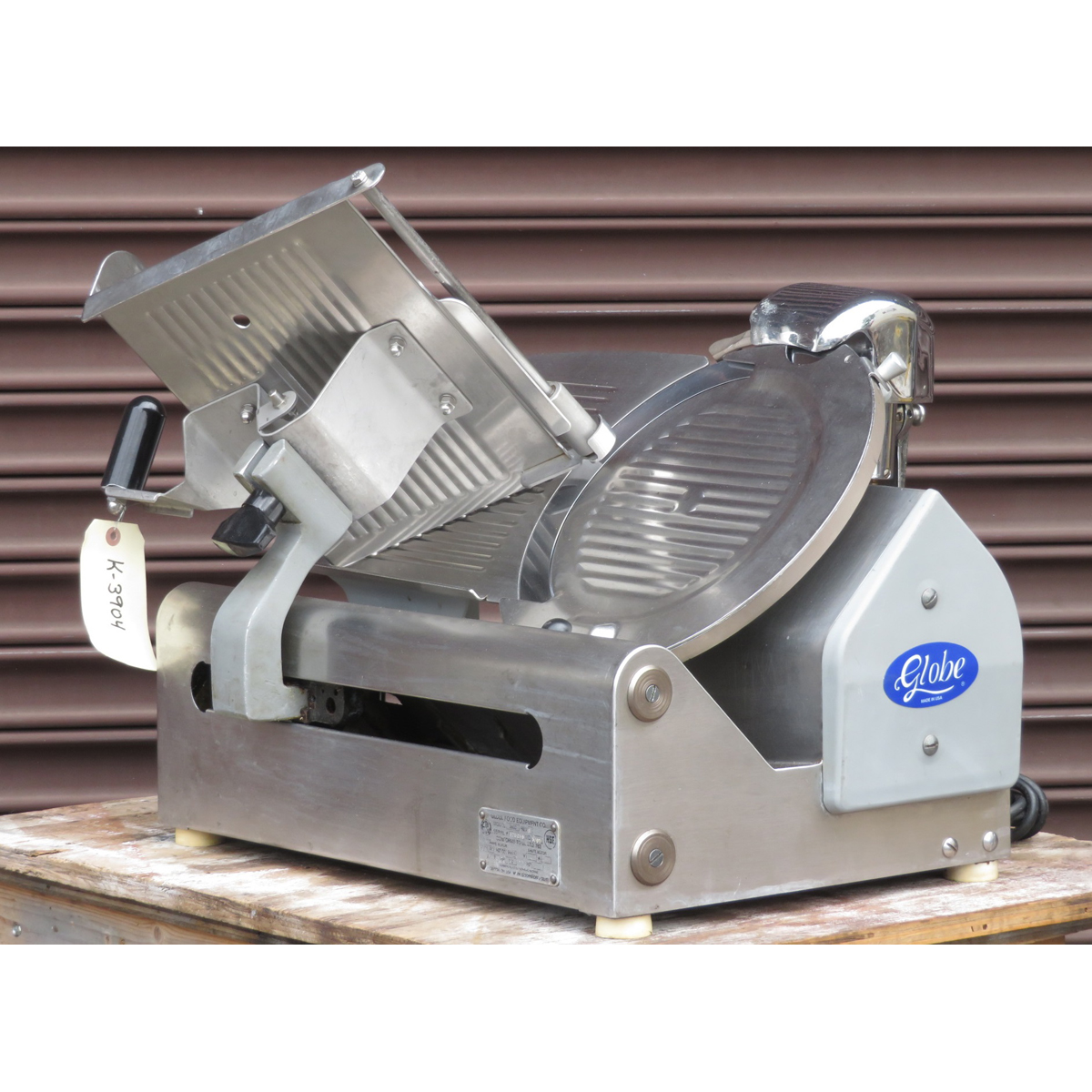 Globe 3500 Meat Slicer, New Blade, Used Great Condition image 2