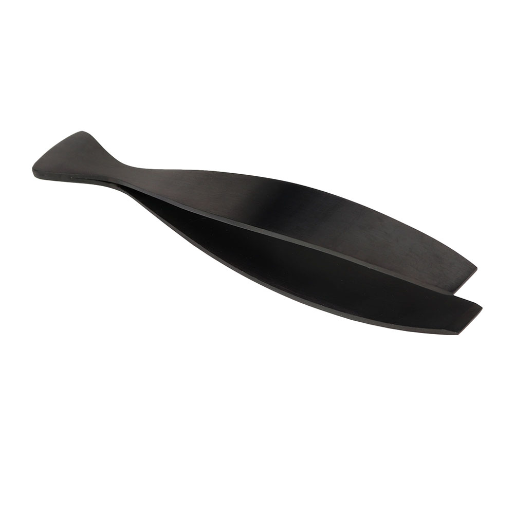 O'Creme Black Stainless Steel Fish Tweezers, 5-1/8" image 1