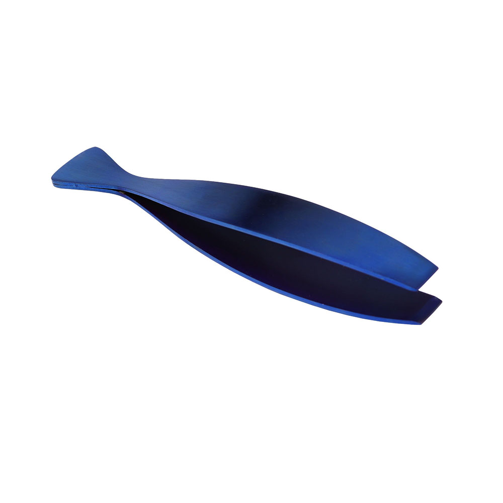 O'Creme Blue Stainless Steel Fish Tweezers, 5-1/8" image 1