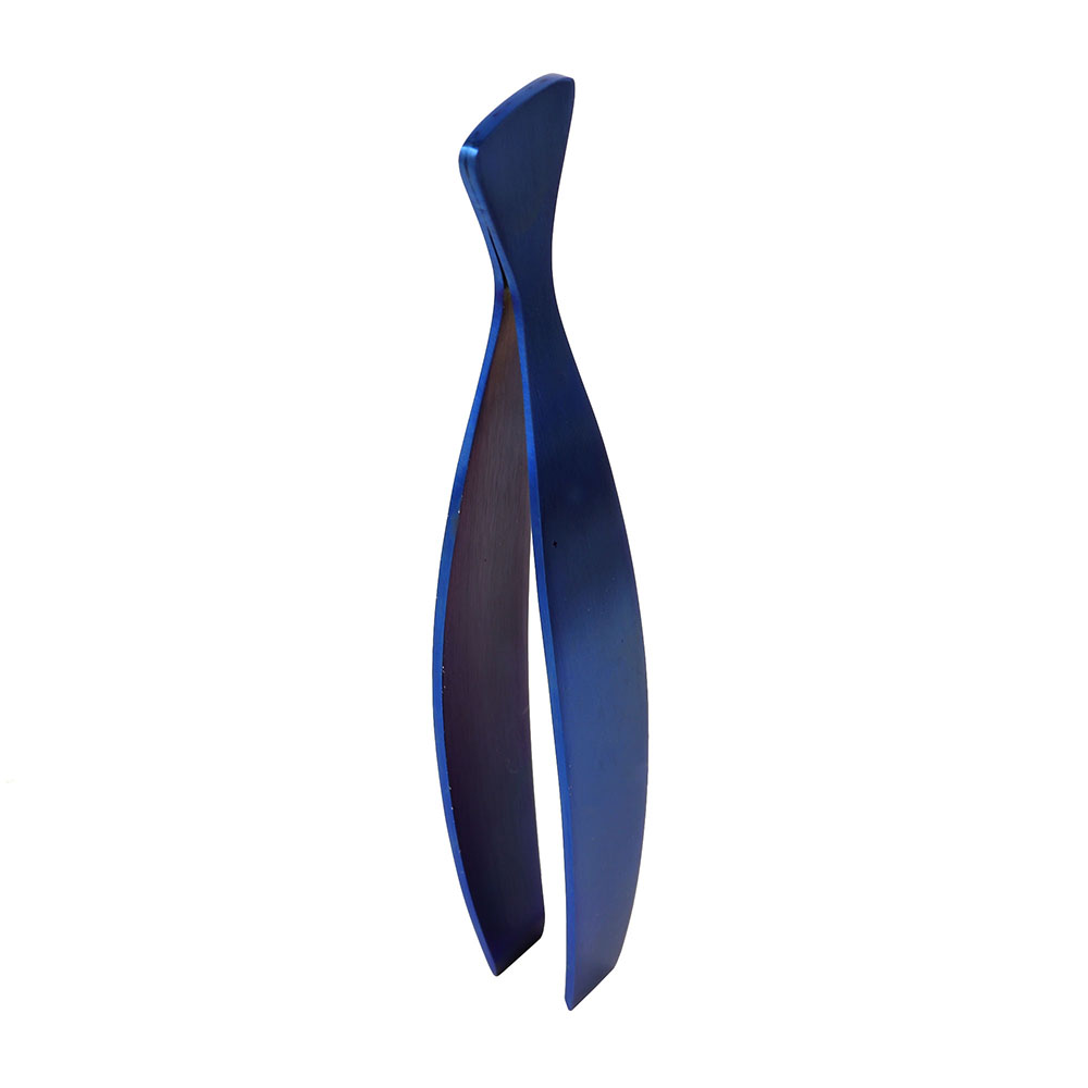 O'Creme Blue Stainless Steel Fish Tweezers, 5-1/8" image 2