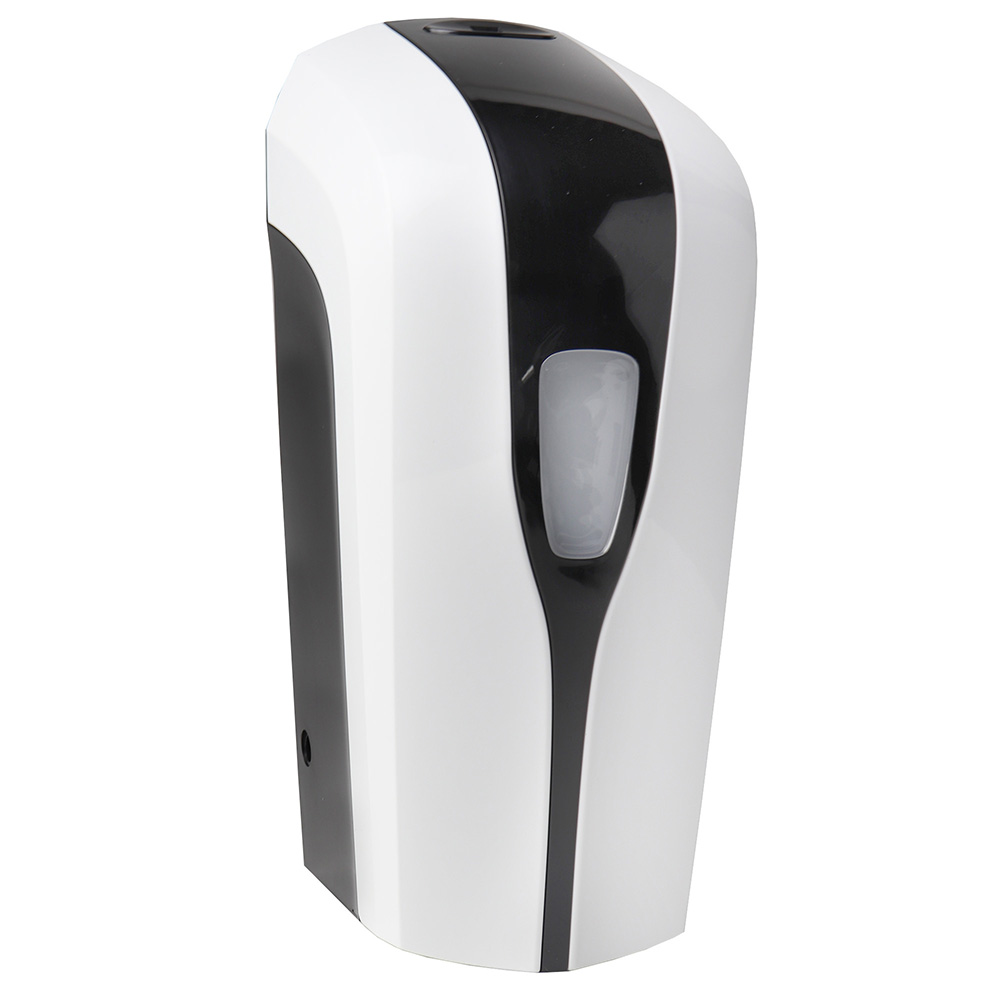 Wall Mounted Automatic Black and White Soap Dispenser image 1