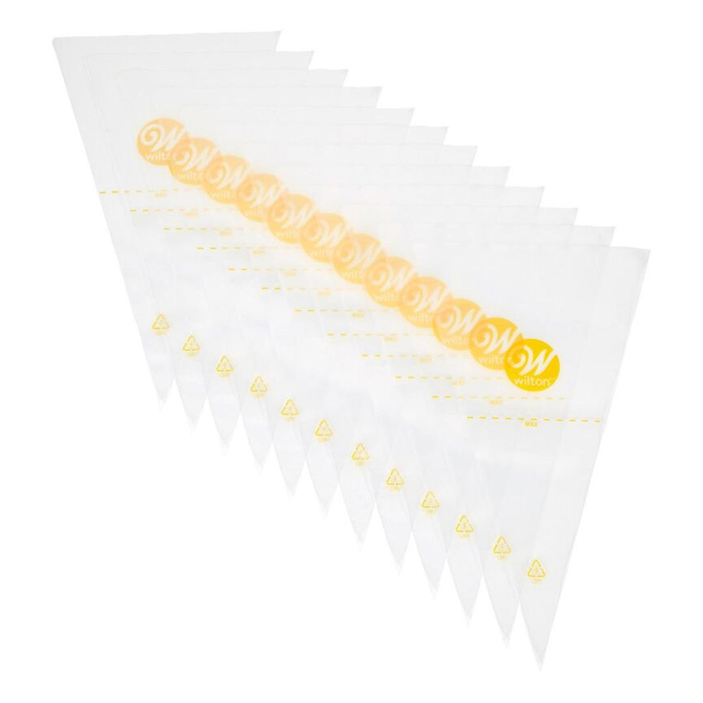 Wilton 12" Disposable Pastry Bags - Pack of 12 image 1