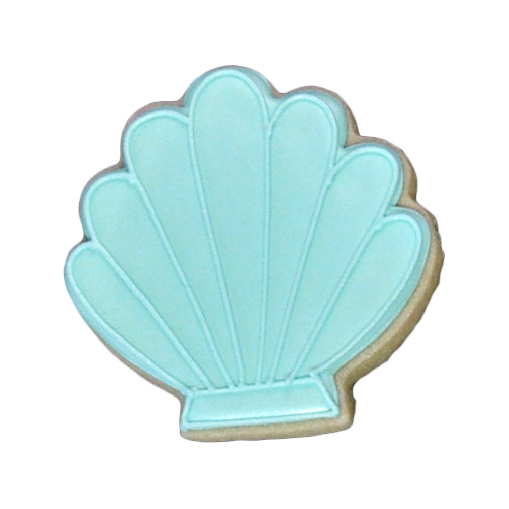 Ann Clark Seashell Cookie Cutter, 3" x 3-1/4" image 1