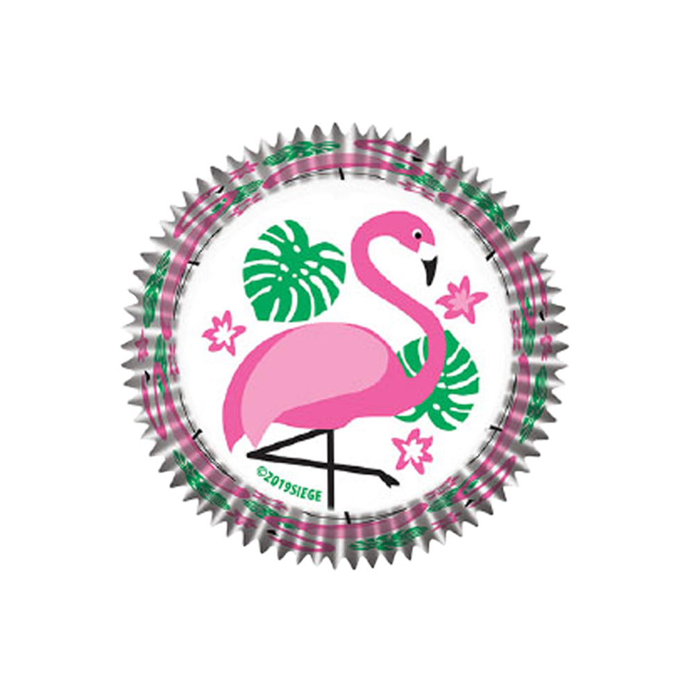 Cupcake Creations Paper Cups, Flamingo, Pack of 32 image 1