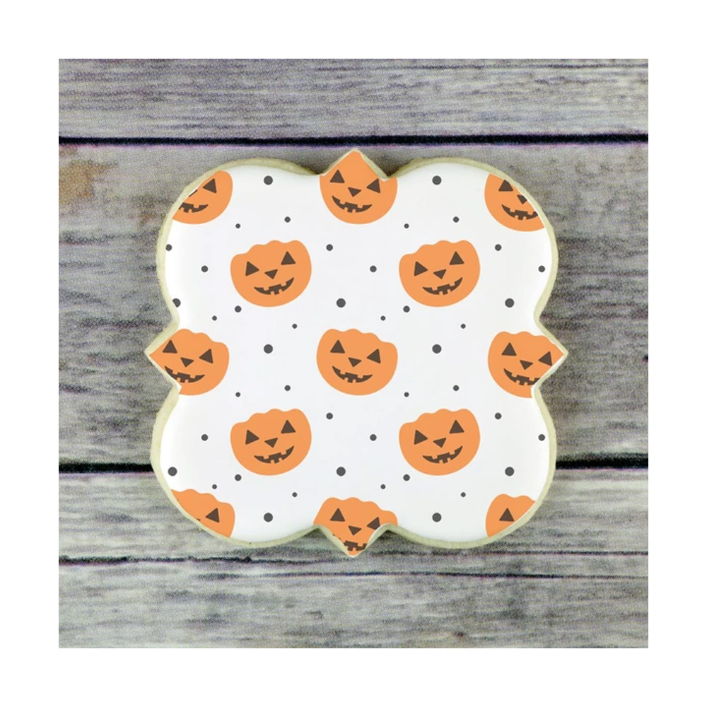 Confection Couture Jack-O-Lantern Overlay Cookie Stencil image 2
