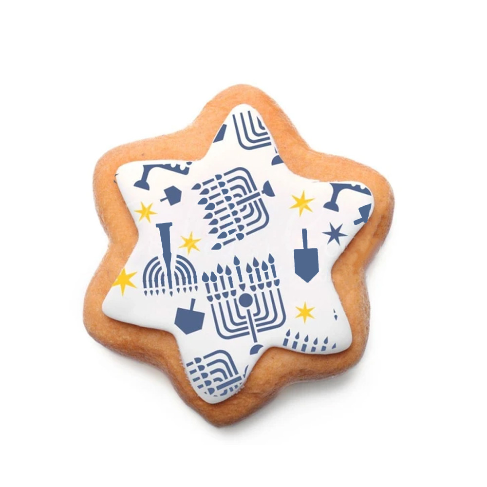 Confection Couture Hanukkah Background Cookie Stencil image 1