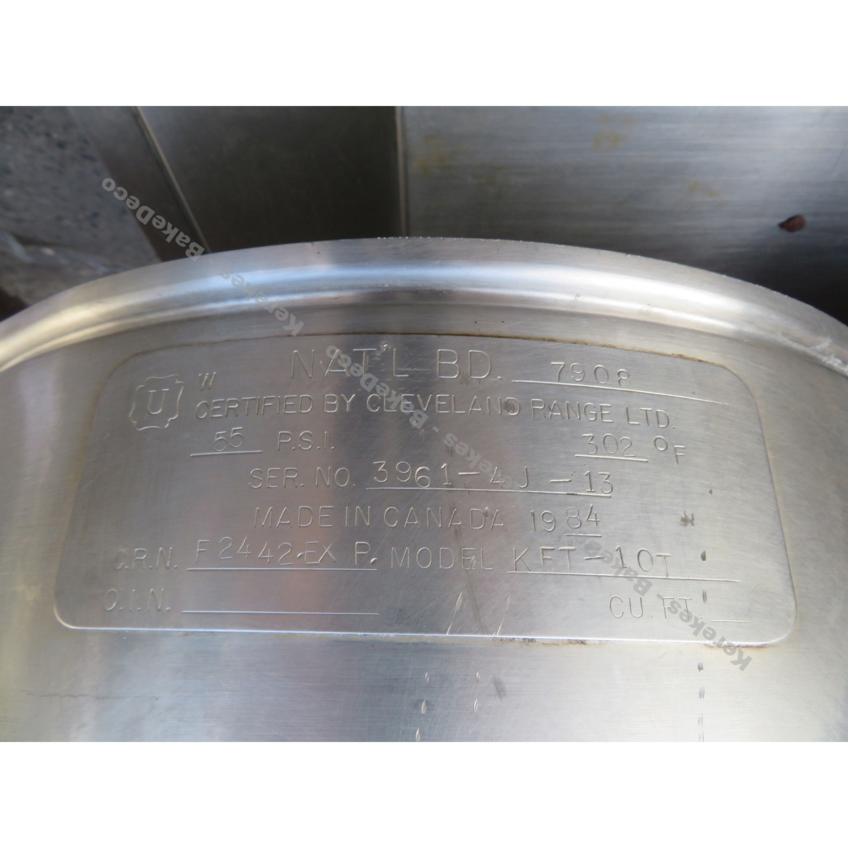 Cleveland Kettle 10 gal, Electric, KET-10T, Used Great Condition image 5