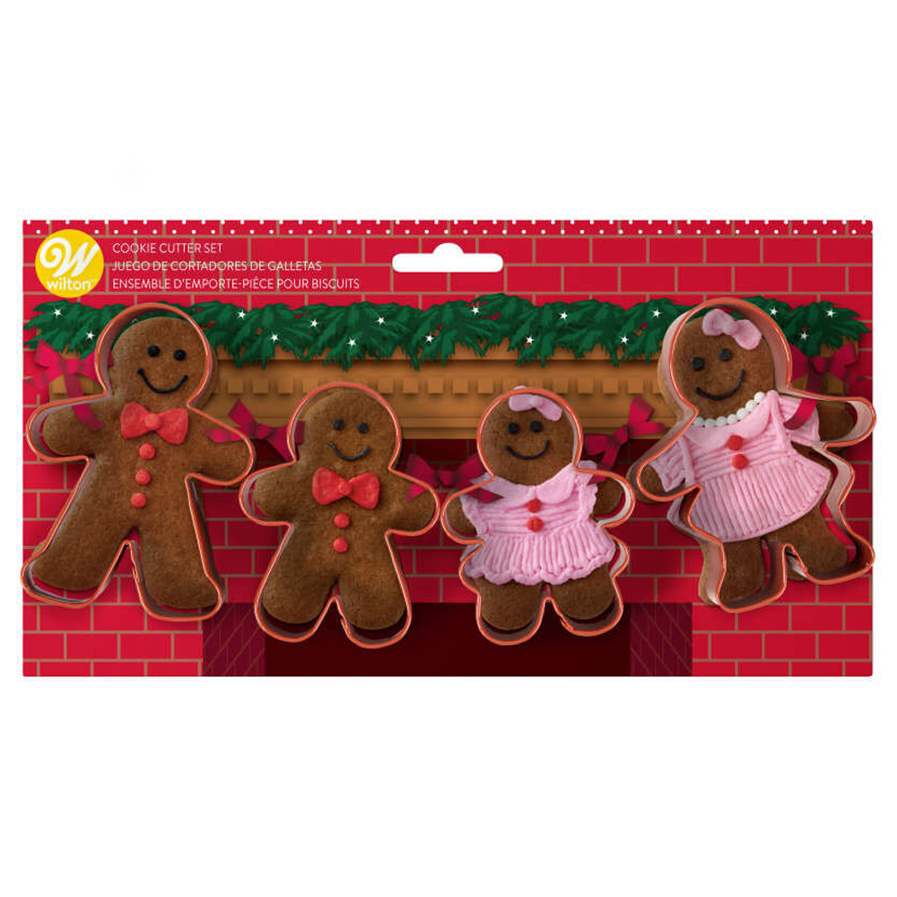 Wilton Gingerbread Cookie Cutters, Set of 4 image 1