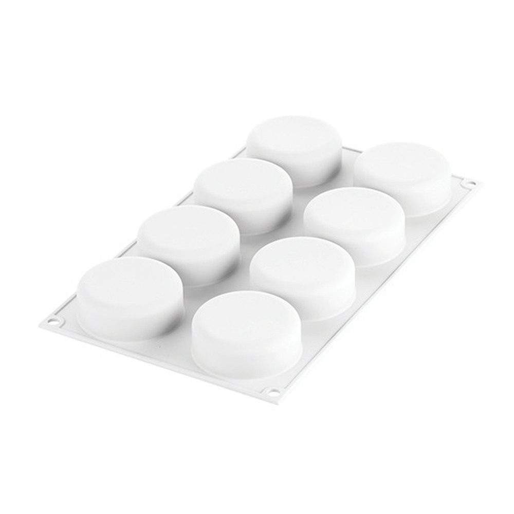 Silikomart "ESSENZIALE80" Flexible Baking & Freezing Mold, 2.7 oz., 8 Cavities image 1