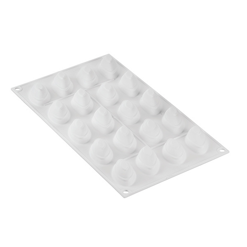 Silikomart "QUENELLE10" Flexible Silicone Baking & Freezing Mold, 0.34 oz., 20 Cavities image 1