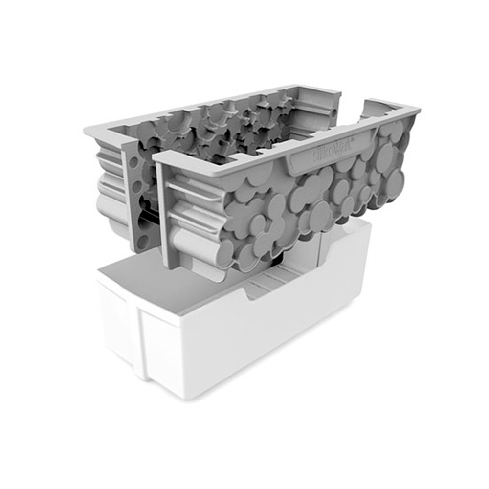 Silikomart "KITWOODY1100" Silicone Log Mold & Plastic Support image 1