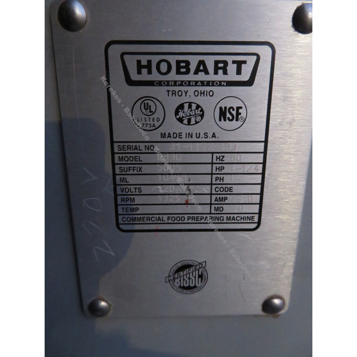 Hobart 30 Quart Mixer D330, Used Excellent Condition image 2