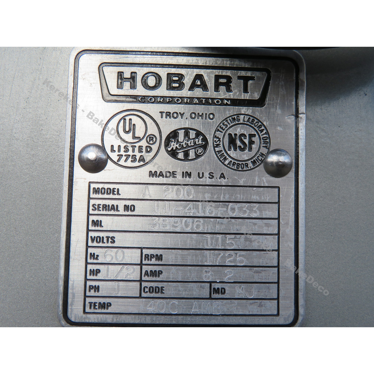 Hobart 20 Quart A200 Mixer, Very Good Condition image 3