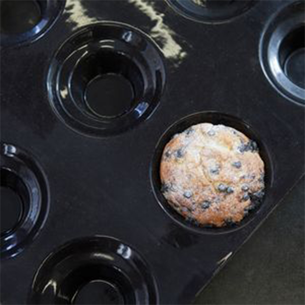 Sasa Demarle Flexipan Origine Crown Muffin, 6.25 oz, 6 Indents image 1
