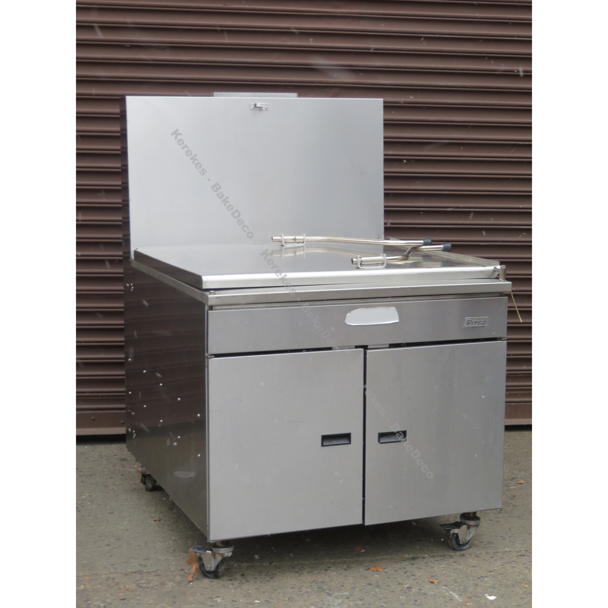 Pitco 34" Donut Fryer Model 34P Natural Gas, Used Excellent Condition image 2