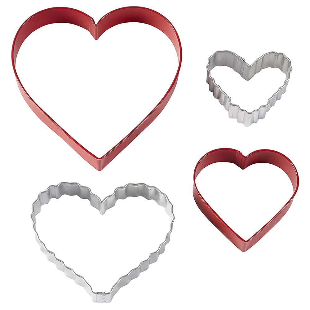 Wilton Heart Metal Cookie Cutter Set - 4 Cutters image 2