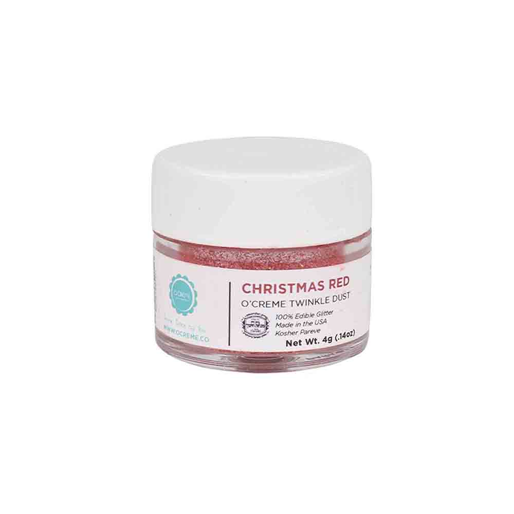 O'Creme Twinkle Dust, 4 gr. - Christmas Red image 1