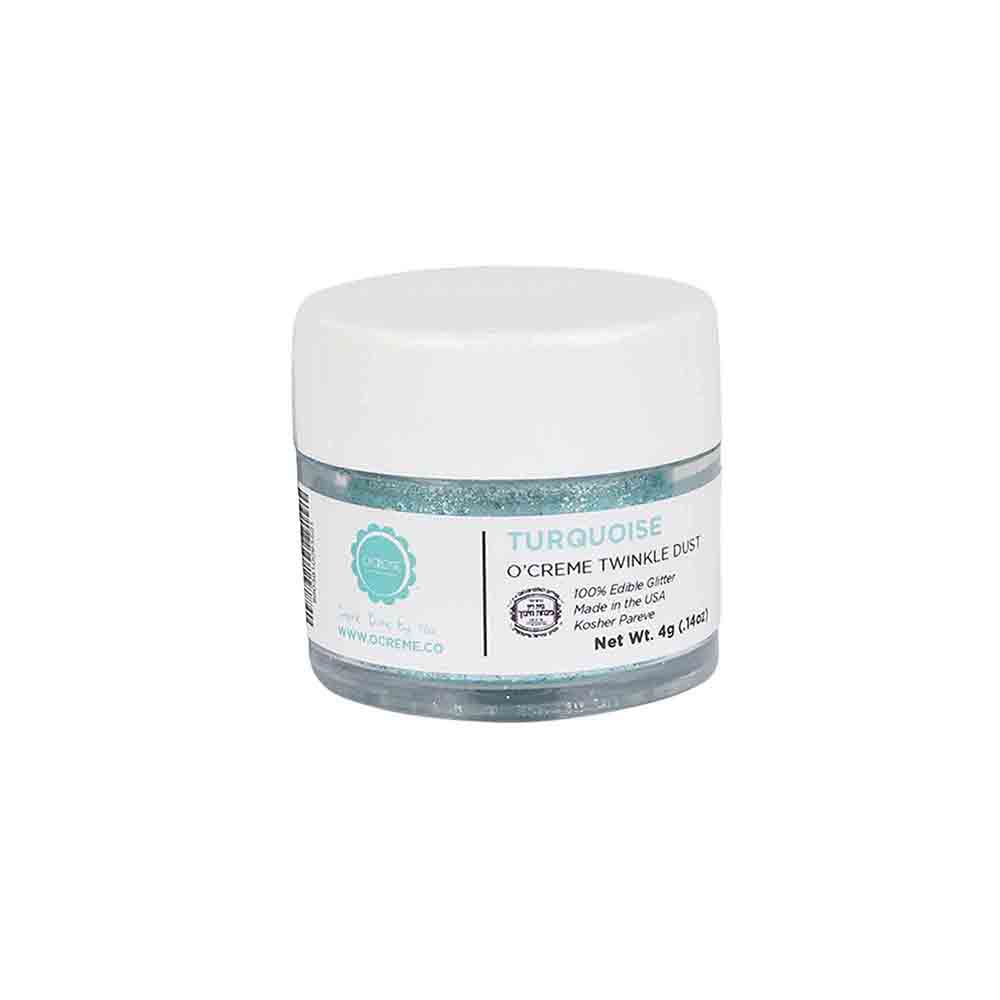O'Creme Twinkle Dust, 4 gr. - Turquoise image 1