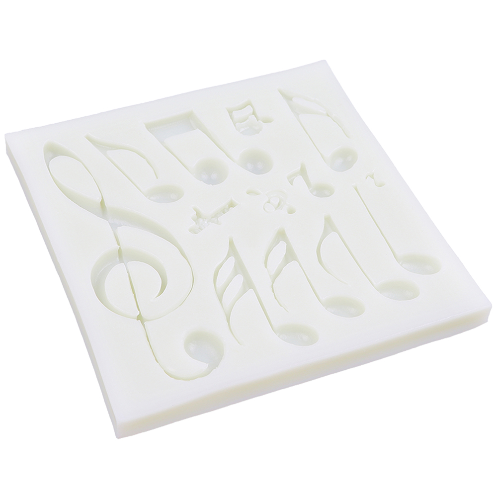 O'Creme Musical Notes Silicone Fondant Mold image 1