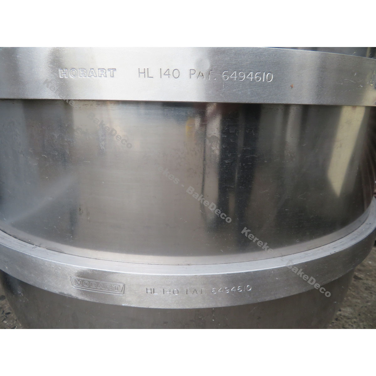 Hobart BOWL-HL140 140 Quart Stainless Steel Bowl for HL1400 Mixer, Used Great Condition image 2