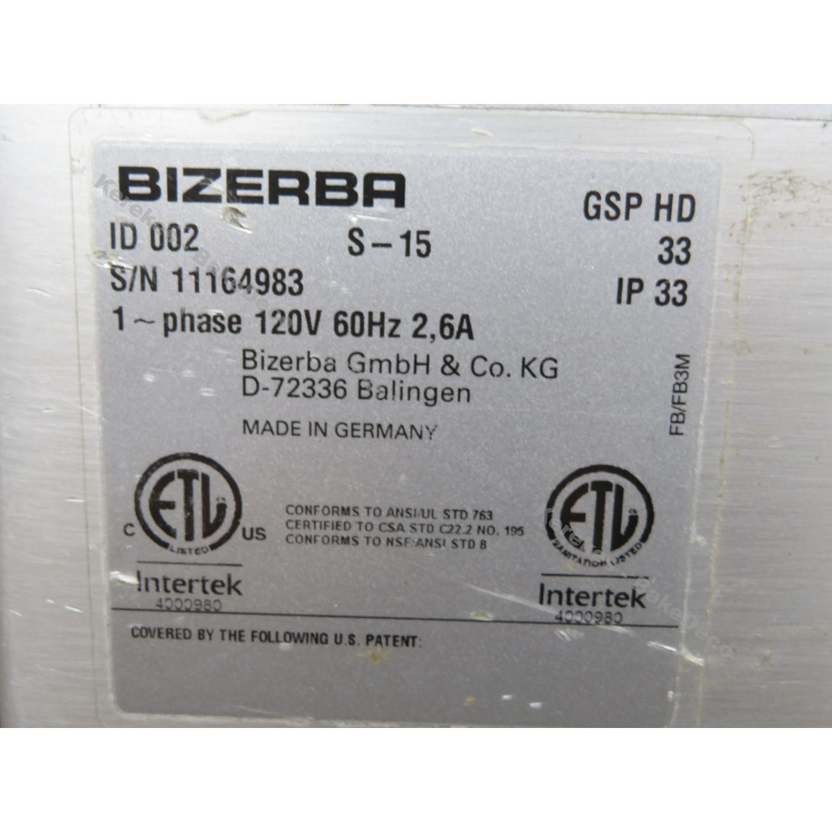Bizerba Meat Slicer GSP-HD, Used Great Condition image 4