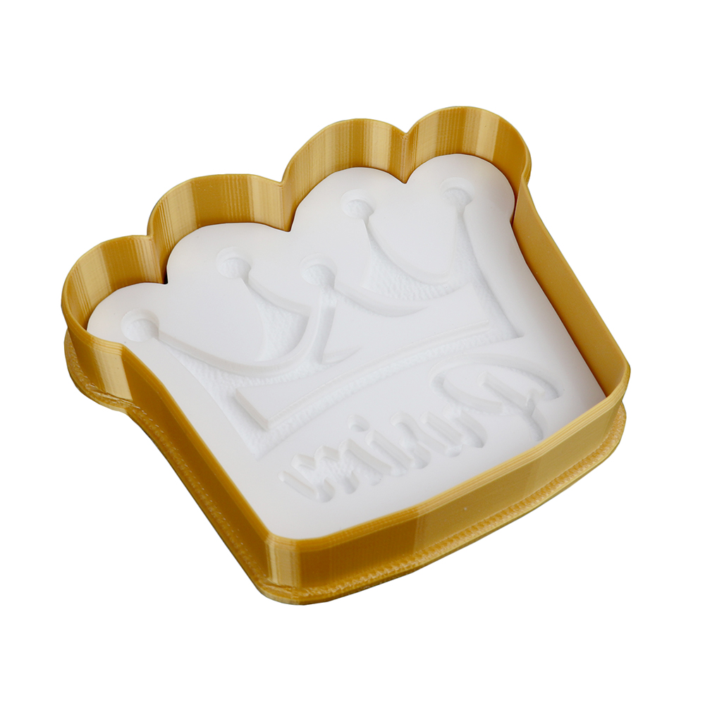 Lil Miss Cakes Purim Crown Cutter and Embosser, 3", English image 1