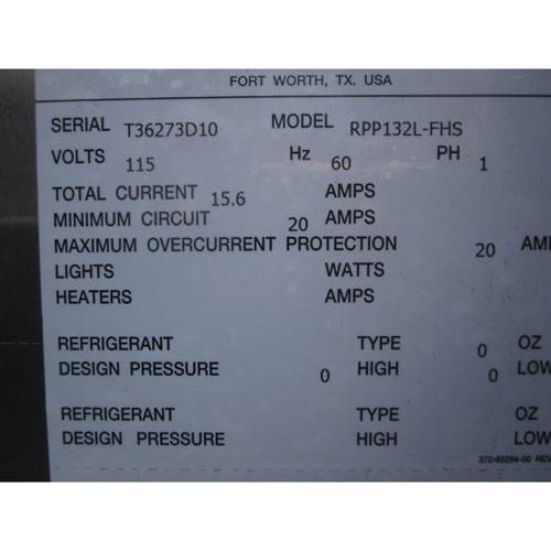 Traulsen Proofer Model # RPP132L-FHS New Never Used Slightly Dented image 7