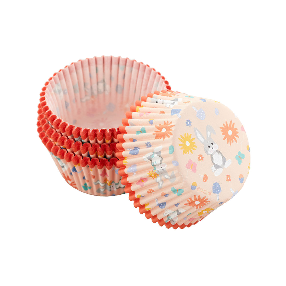 Wilton Standard Easter Bunny Cupcake Liners, Pack of 75 image 1