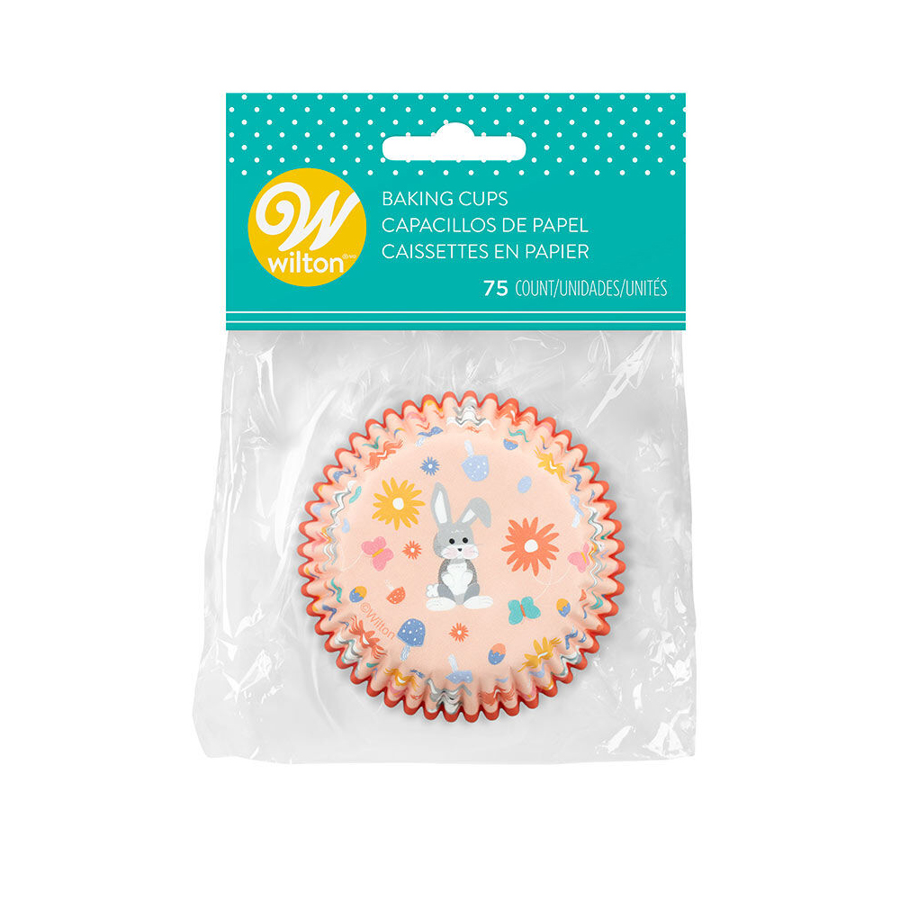 Wilton Standard Easter Bunny Cupcake Liners, Pack of 75 image 3