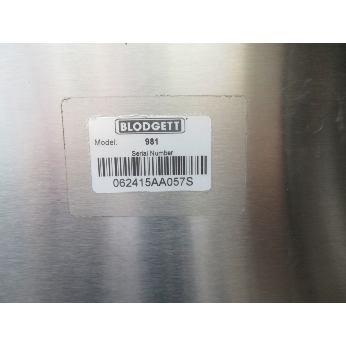 Blodgett 981 Deck Oven, Used Excellent Condition image 4