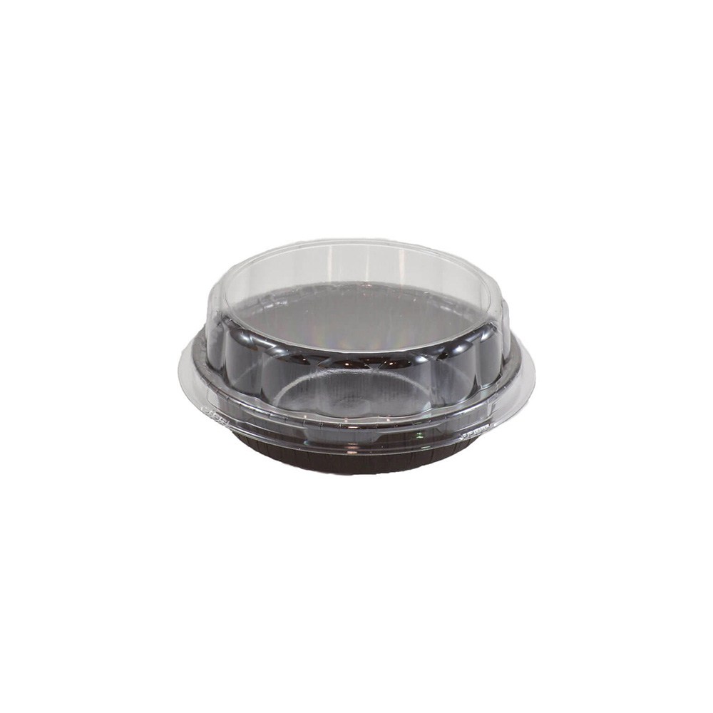 Novacart Clear Round Plastic Lid for Baking Molds OP110/21 and OP110/37, Pack of 20 image 1