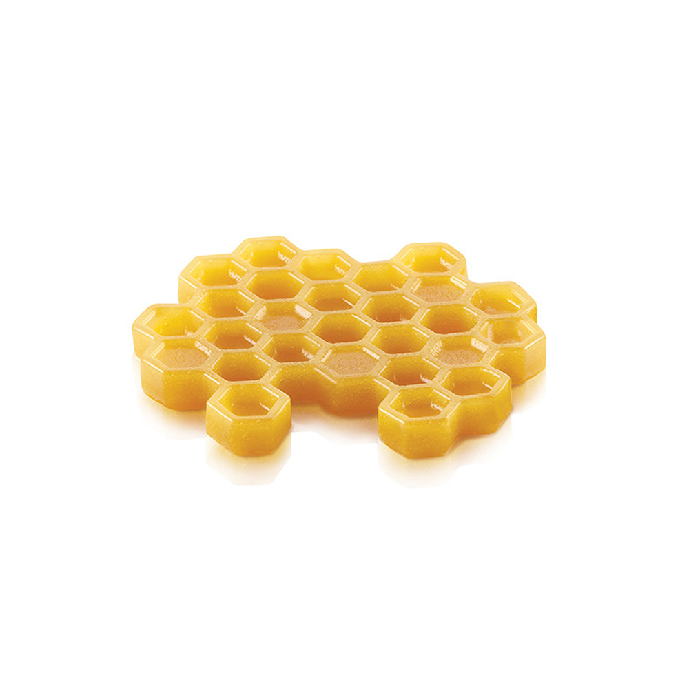 Silikomart "MIEL 18" Silicone Honeycomb Baking & Freezing Mold, 6.1 oz., 6 Cavities image 1