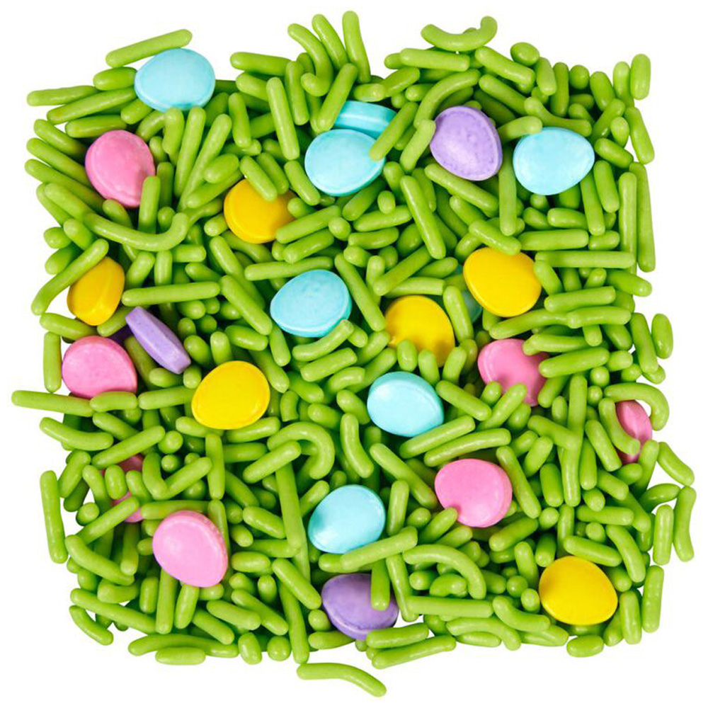 Wilton Easter Eggs with Grass Sprinkle Mix, 4 oz. image 1