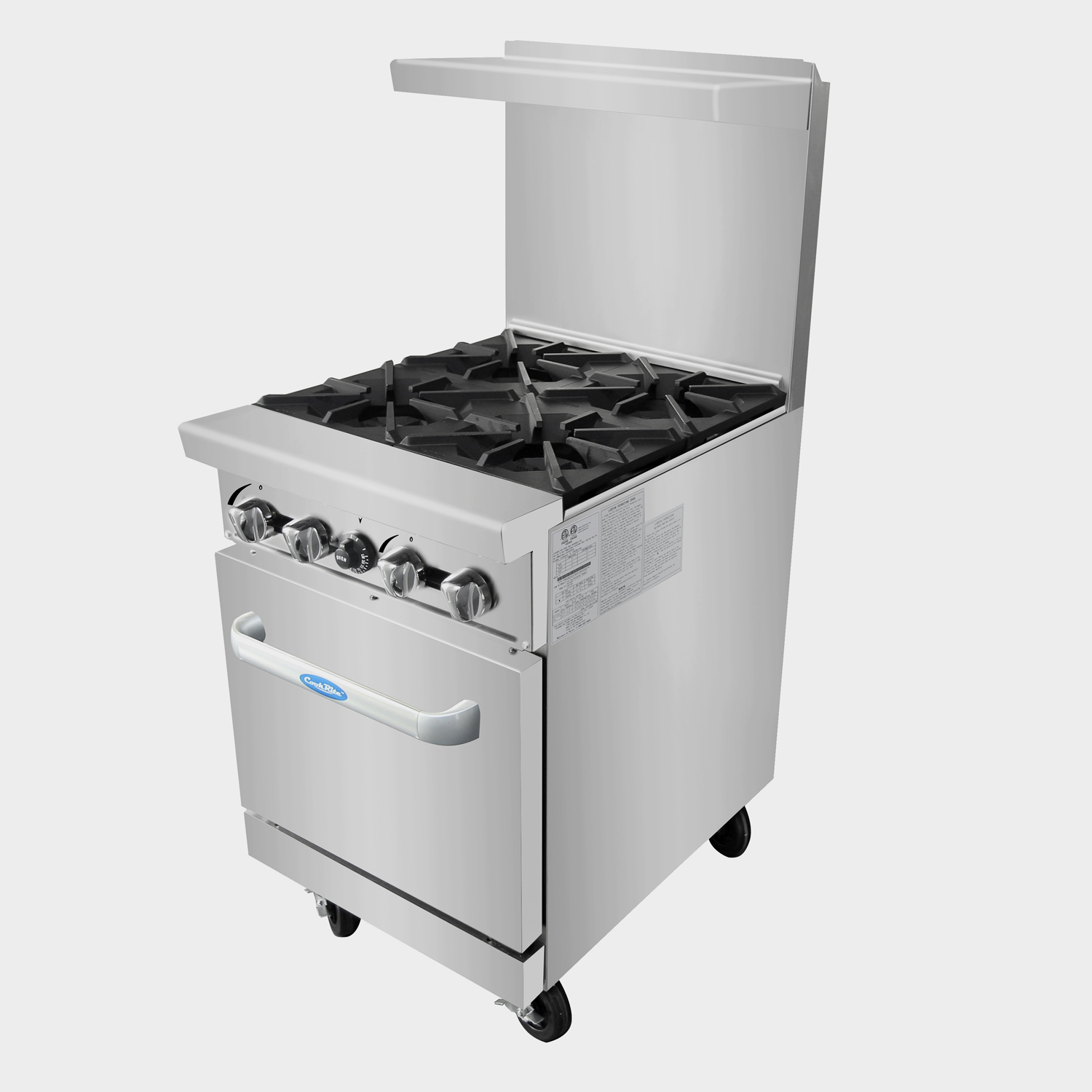 Atosa 24" Restaurant CookRite Gas Range AGR-4B - Natural Gas image 1