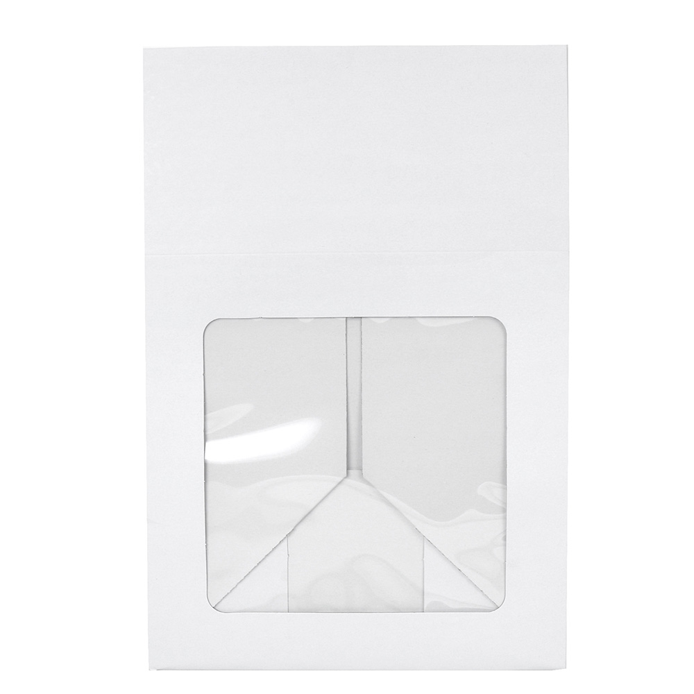 O'Creme White Pie Box with Window, 9" x 9" x 5" - Pack of 5 image 3