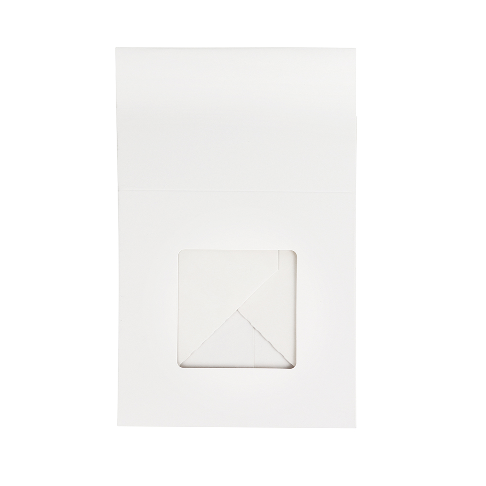 O'Creme White Cake Box with Window, 6" x 6" x 4" - Pack of 5 image 2