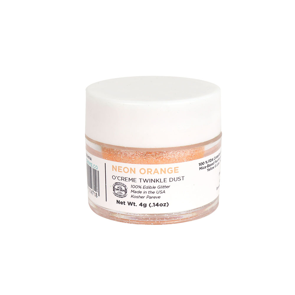 O'Creme Twinkle Dust, 4 gr. - Neon Orange image 1