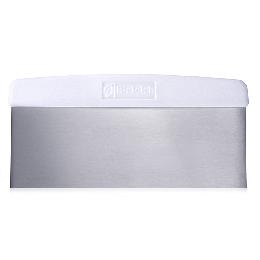 Stainless Steel Dough Scraper, 10" x 3.5" - Used Very Good Condition image 1